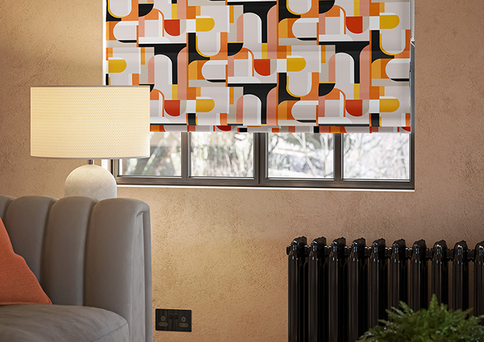 Archways, Orange - Roman Blind - Image 5